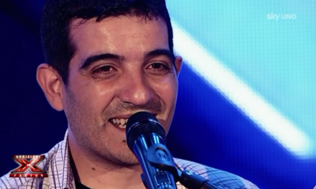 Mario Gavino Garrucciu sul palco delle audizioni