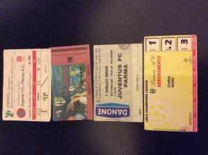 Arsenal - Parma 1994, Parma - Milan 1994, Parma - Juventus 1995